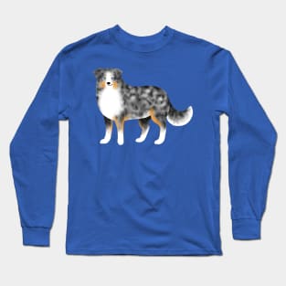 Australian Shepherd (Blue Merle) Long Sleeve T-Shirt